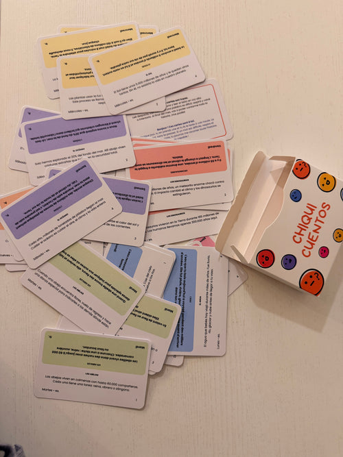Set de cartas en Inglés y Español